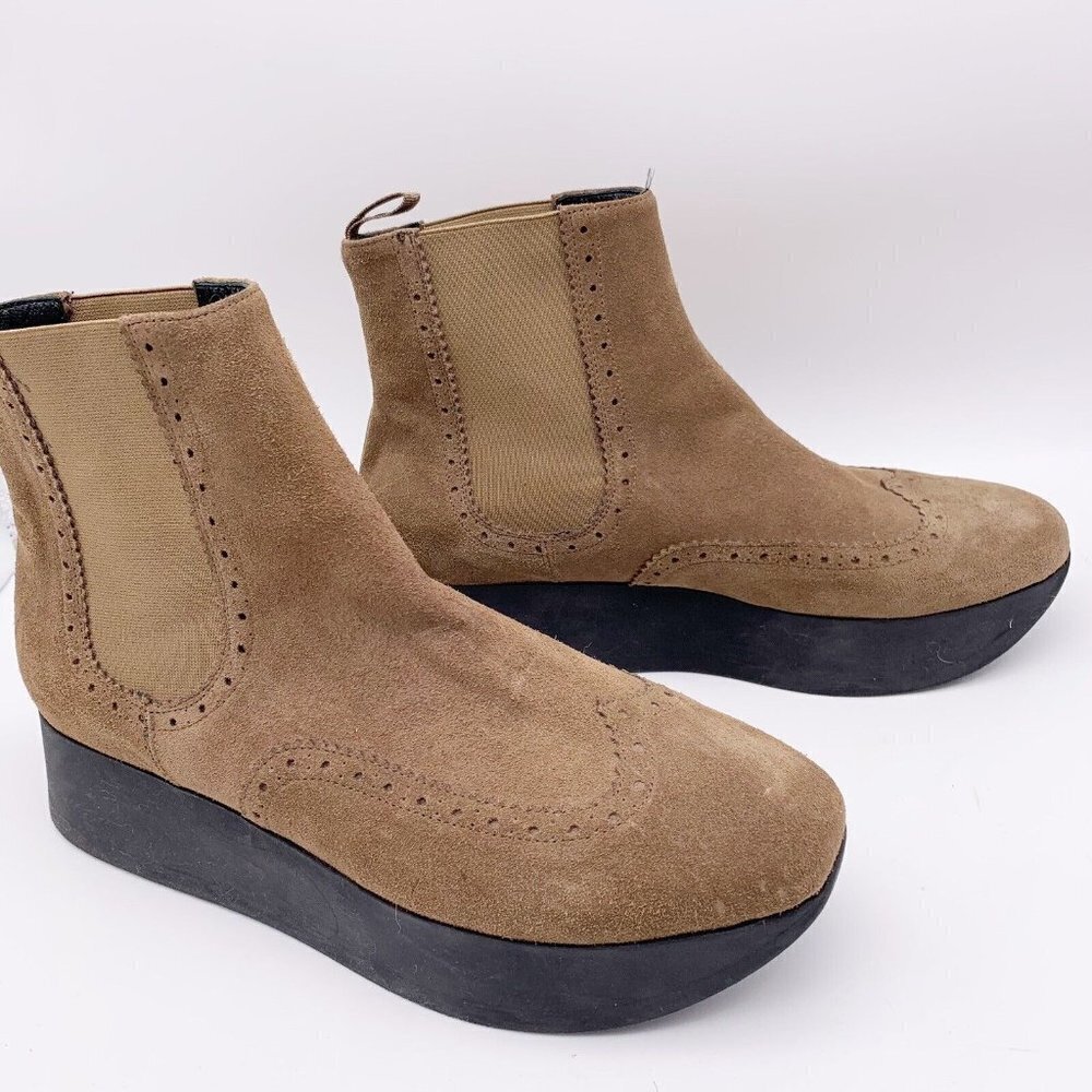 PAOLO SIMONINI Leather Ankle Boots EU 40 US 9.5 Made in Italy
